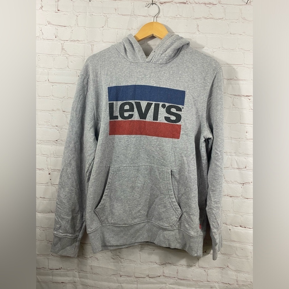 Levi’s Womens Size Small Gray Oversized Hoodie  (READ)